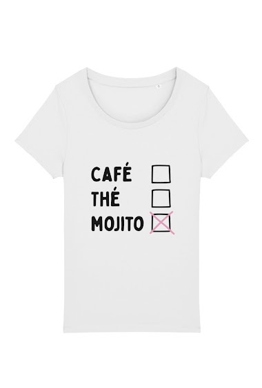 Mayorista Kapsul - T-shirt adulte Femme - Cafethemojito