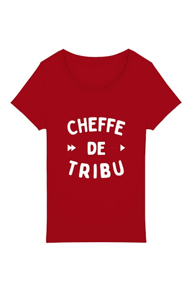 Grossiste Kapsul - T-shirt adulte Femme - Cheffe de tribu