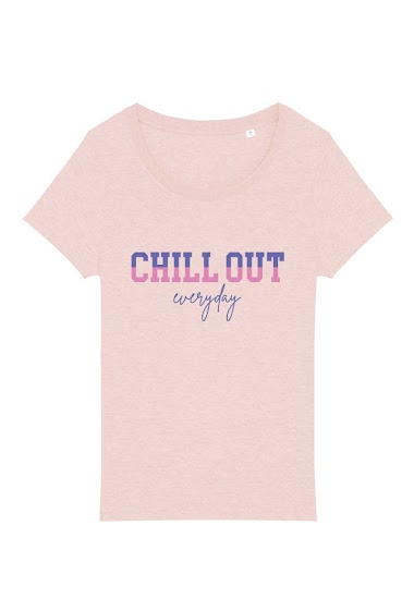 Wholesaler Kapsul - T-shirt adulte Femme - Chill out everyday