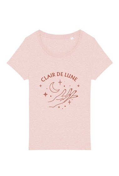 Großhändler Kapsul - T-shirt adulte Femme - Clair de Lune