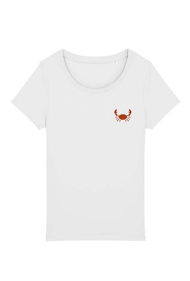 Großhändler Kapsul - T-shirt adulte Femme -  Crabe summer
