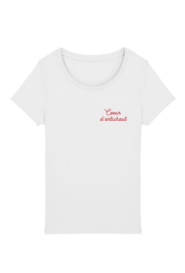 Wholesaler Kapsul - T-shirt adulte Femme - Cœur d'artichaud