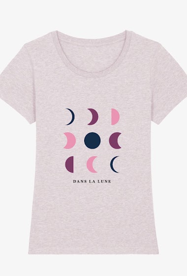 Großhändler Kapsul - T-shirt  adulte Femme  - Dans la lune