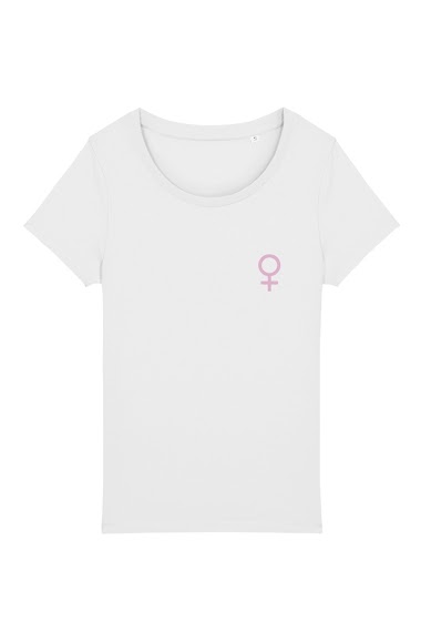 Wholesaler Kapsul - T-shirt  adulte Femme - Feminine symbol