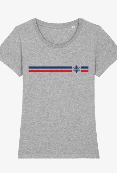 Grossiste Kapsul - T-shirt adulte Femme - Flocon