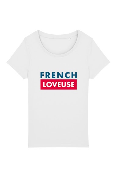 Wholesaler Kapsul - T-shirt adulte Femme - French Loveuse