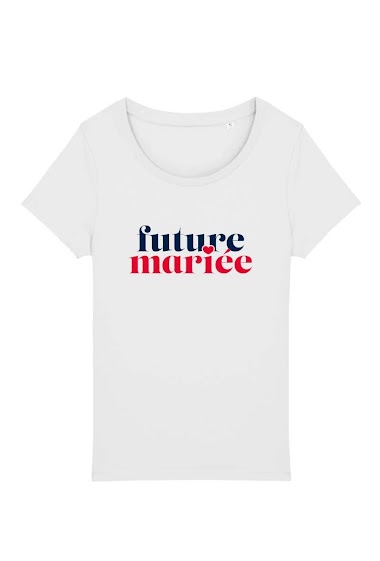 Grossiste Kapsul - T-shirt adulte Femme - Future mariée