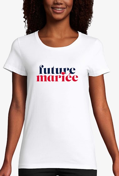 Grossiste Kapsul - T-shirt  adulte Femme - Future mariée