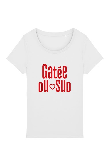 Wholesaler Kapsul - T-shirt adulte Femme - Gatée du sud