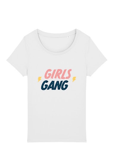 Grossiste Kapsul - T-shirt adulte Femme - Girls Gang