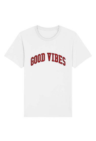 Wholesaler Kapsul - T-shirt adulte Femme - Good Vibes