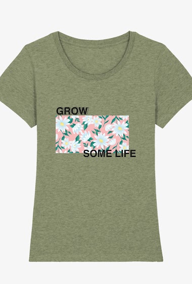 Wholesaler Kapsul - T-shirt  adulte Femme  - Grow some life