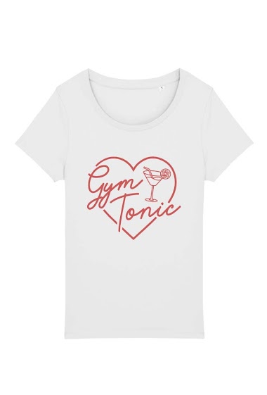 Grossiste Kapsul - T-shirt adulte Femme -  Gym Tonic