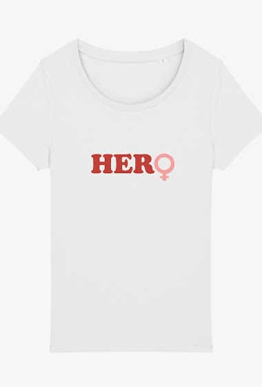 Grossiste Kapsul - T-shirt adulte Femme - Hero