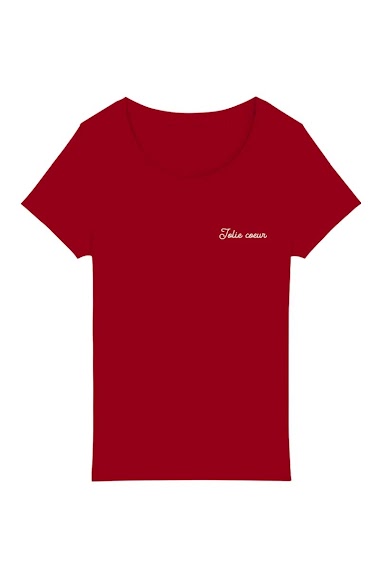 Großhändler Kapsul - T-shirt adulte Femme - Jolie cœur