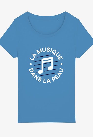 Wholesaler Kapsul - T-shirt adulte Femme - La musique dans la peau