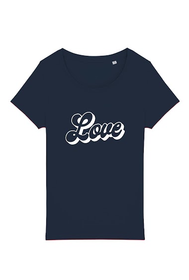 Großhändler Kapsul - T-shirt adulte Femme - Love