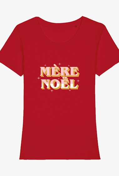 Grossiste Kapsul - T-shirt adulte Femme - Mère Noël