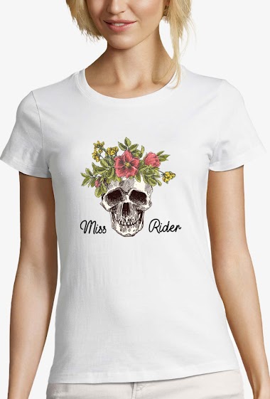 Grossiste Kapsul - T-shirt  adulte Femme - Miss rider