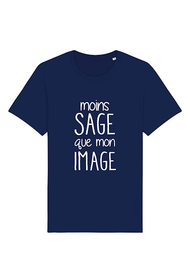 Wholesaler Kapsul - T-shirt adulte Femme - Moins sage que mon image