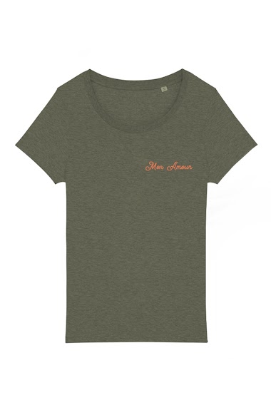 Grossiste Kapsul - T-shirt adulte Femme - Mon amour
