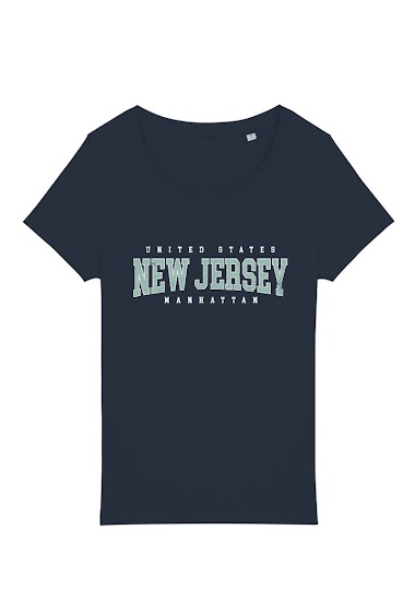 Wholesaler Kapsul - T-shirt adulte Femme -  New Jersey