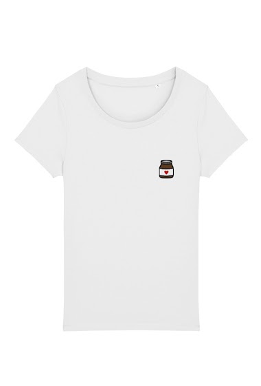Grossiste Kapsul - T-shirt  adulte Femme - Nutella