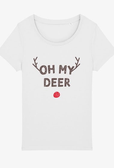 Grossiste Kapsul - T-shirt adulte Femme - Oh my deer