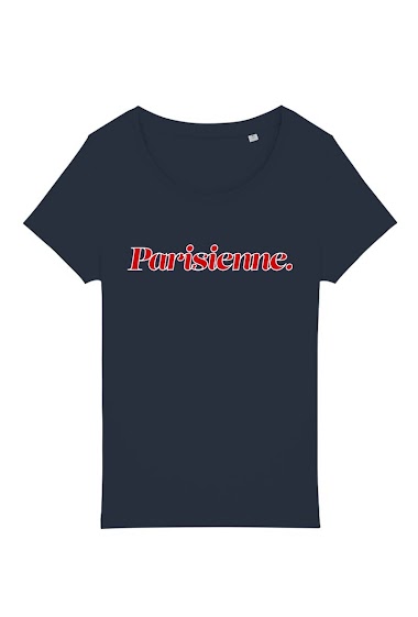 Grossiste Kapsul - T-shirt adulte Femme - Parisienne