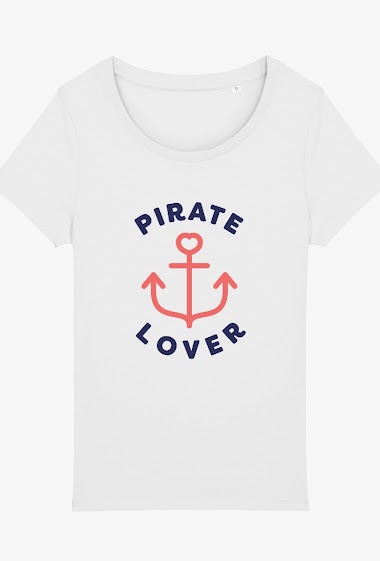 Grossiste Kapsul - T-shirt adulte Femme - Pirate Lover