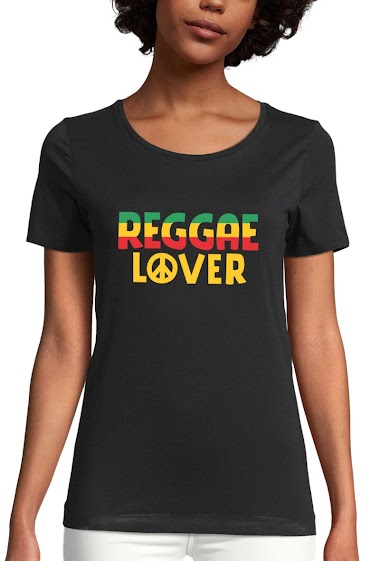 Wholesaler Kapsul - T-shirt  adulte Femme - Reggae lover