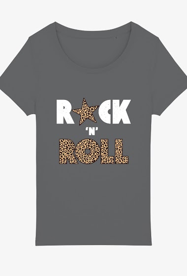 Grossiste Kapsul - T-shirt adulte Femme - Rock N Roll