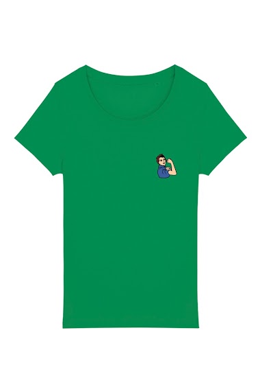 Grossiste Kapsul - T-shirt  adulte Femme - Rosie the riveter