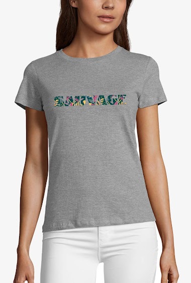 Grossiste Kapsul - T-shirt  adulte Femme - Sauvage