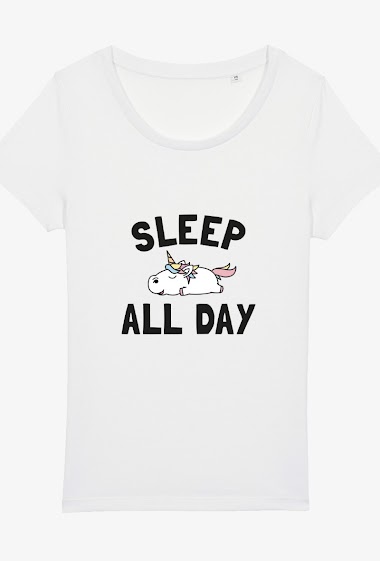 Wholesaler Kapsul - T-shirt adulte Femme - Sleep all day