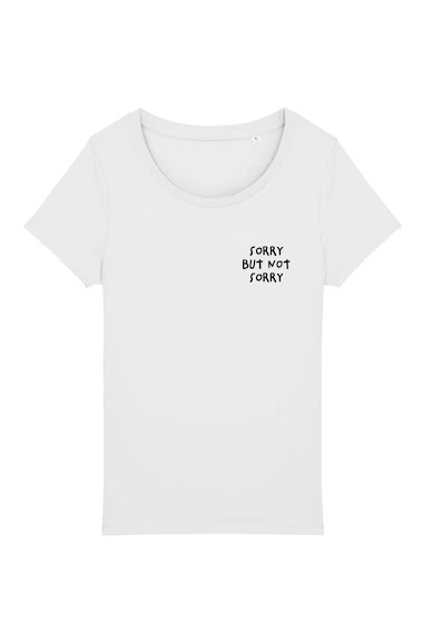 Wholesaler Kapsul - T-shirt adulte Femme - Sorry but not sorry