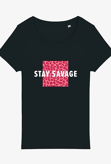 Wholesaler Kapsul - T-shirt adulte Femme - Stay savage