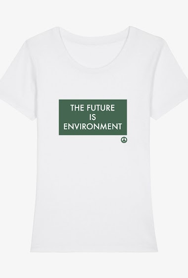 Grossiste Kapsul - T-shirt  adulte Femme -The future is environment