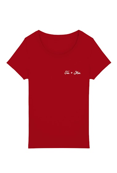 Grossiste Kapsul - T-shirt adulte Femme - Toi + Moi
