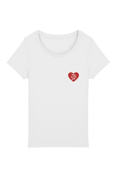 Wholesaler Kapsul - T-shirt adulte Femme - Viens on s'en fout