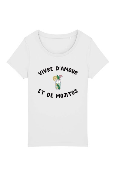 Wholesaler Kapsul - T-shirt adulte Femme - vivreamourmojitos
