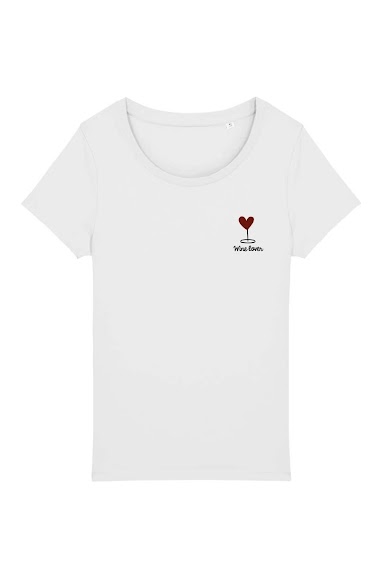 Großhändler Kapsul - T-shirt adulte Femme - Wine lover