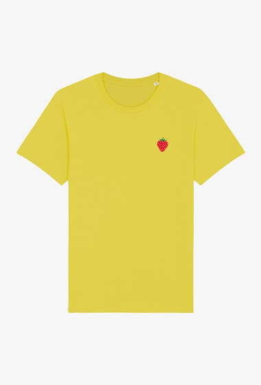 Grossiste Kapsul - T-shirt adulte - Fraise cœur coupe femme