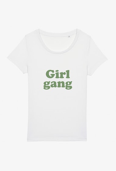 Grossiste Kapsul - T-shirt adulte - Girl gang..