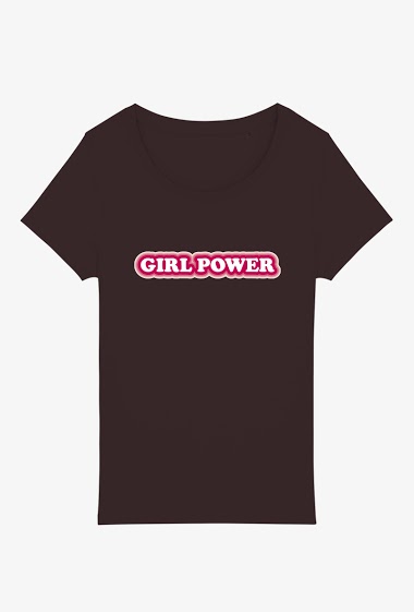 Grossiste Kapsul - T-shirt Adulte - Girl power…