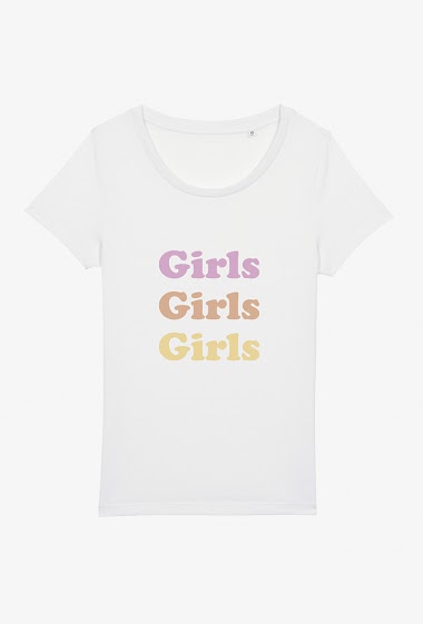 Großhändler Kapsul - T-shirt adulte - Girls girls girls