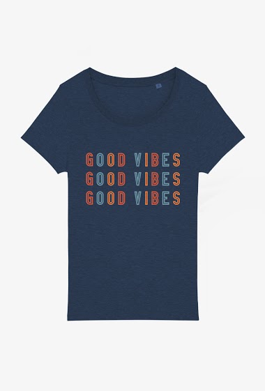 Grossiste Kapsul - T-shirt adulte - Good vibes