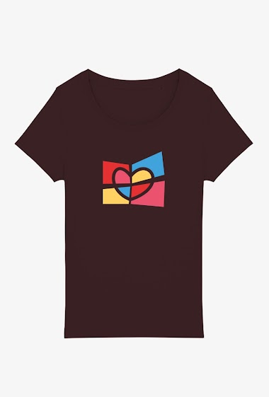 Wholesaler Kapsul - T-Shirt adulte - Heart cut