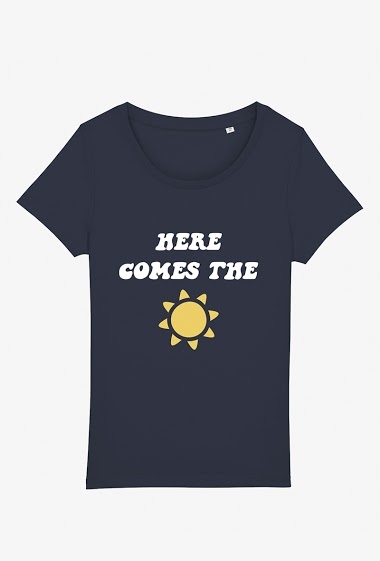 Grossiste Kapsul - T-shirt adulte - Here comes the sun