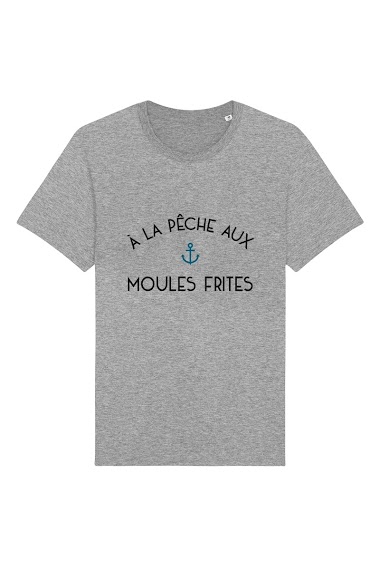 Großhändler Kapsul - T-shirt adulte Homme - A la pêche aux moules frites